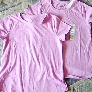 2 Plain Pink Tees Bundle